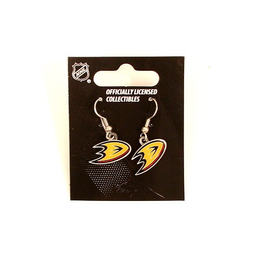 Anaheim Ducks Earrings - Classic Amco Style Dangle - 12 Pair For $30.00 - Anaheim Ducks