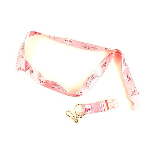 Minnesota Twins Lanyards - 2Sided PREMIUM - PINK - $2.75 Each - Wholesale Minnesota Twins Products - Twins Merchandise