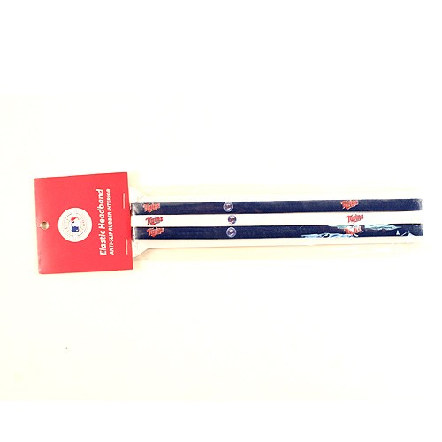 Minnesota Twins Merchandise - 3Pack Elastic Headbands - 12 Packs For $30.00 - Wholesale Minnesota Twins Products - Twins Merchandise