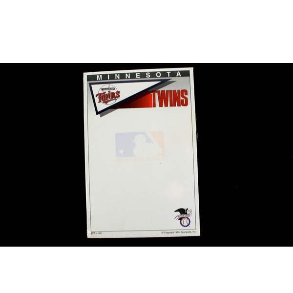 Minnesota Twins Note Pads - 40 Sheets Per Pad - 5"x8" - 24 Pads For $12.00 - Wholesale Minnesota Twins Products - Twins Merchandise