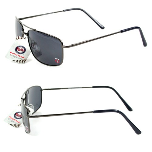 Minnesota Twins Sunglasses - GunMetal Style - 12 For $60.00 - Wholesale Minnesota Twins Products - Twins Merchandise