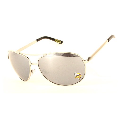 Minnesota Vikings Sunglasses - SISK Aviator Spring Hinge - $6.00 Per Pair - Wholesale Minnesota Vikings Products - Vikings Merchandise