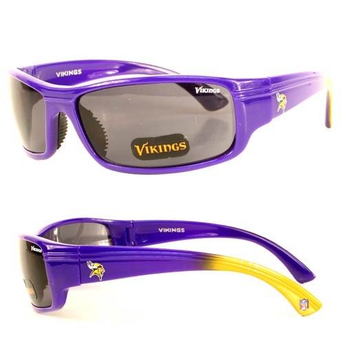 Minnesota Vikings Sunglasses - The BLOCK Style - 12 Pair For $60.00 - Wholesale Minnesota Vikings Products - Vikings Merchandise 2