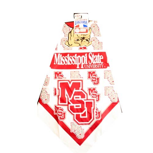 Mississippi State Bandanas - White Series - 12 For $12.00 - Mississippi State