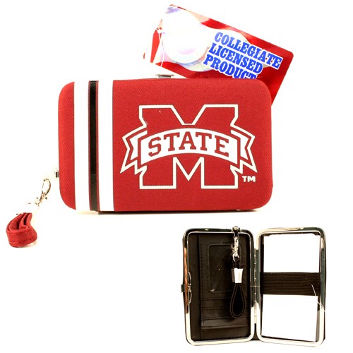 Mississippi State Wristlet - Distressed Look Tech Wristlet/Wallet - 12 For $54.00 - Mississippi State