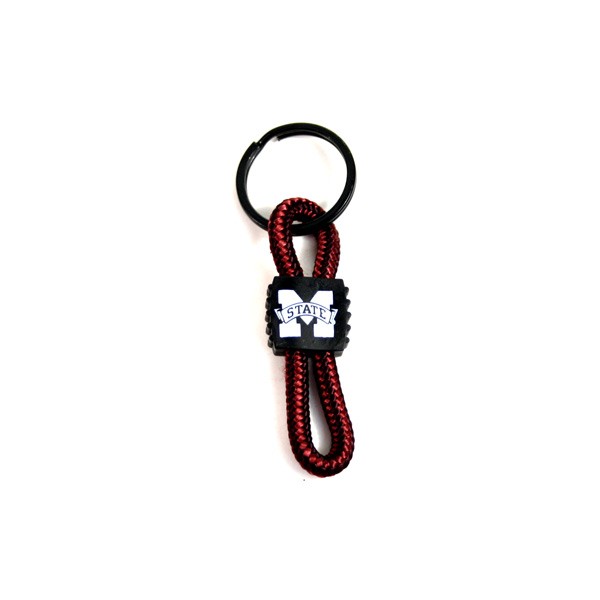 Mississippi  State Keychains - ROPE Style Keychains - 24 For $24.00