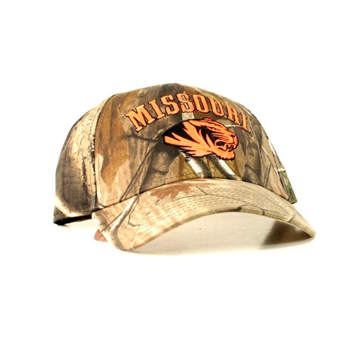 Missouri Tigers - Camo Caps With Orange Text - $6.50 Each - Missouri Tigers