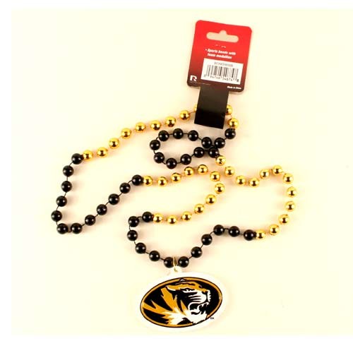 Missouri Tigers Beads - 22" Team Beads - $3.50 Each - Missouri Tigers
