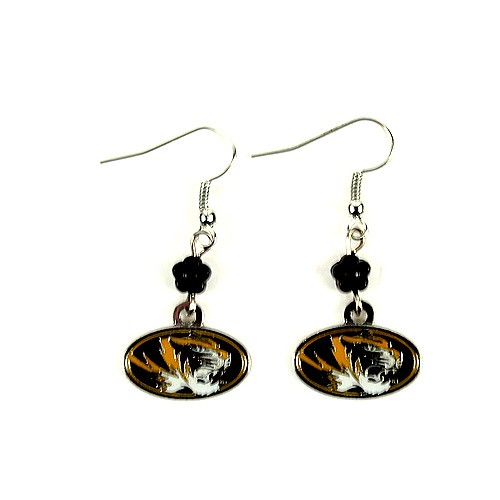 Missouri Tigers Earrings - The SOPHIE Style Earrings - 12 Pair For $36.00 - Missouri Tigers