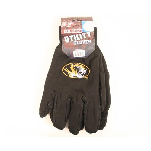 Missouri Tigers Gloves - Solid Black - Series24Ever - $3.50 Per Pair - Missouri Tigers