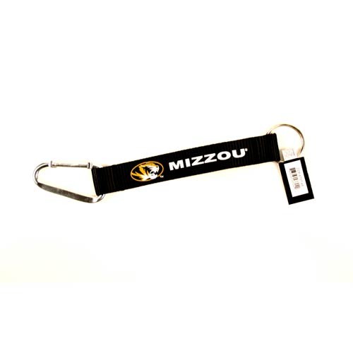 Missouri Tigers Key Chains - 8" Carabiners - 12 For $24.00 - Missouri Tigers