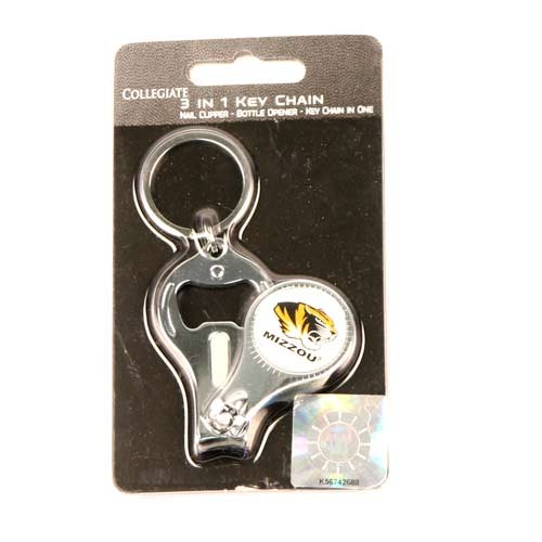 Missouri Tigers Keychains - 3in1 Keychains - 12 For $24.00 - Missouri Tigers