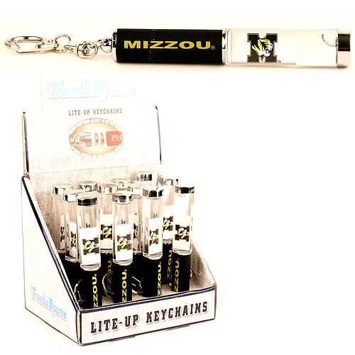 Missouri Tigers Keychains - LightUp - 24 Keychains For $24.00 - Missouri Tigers