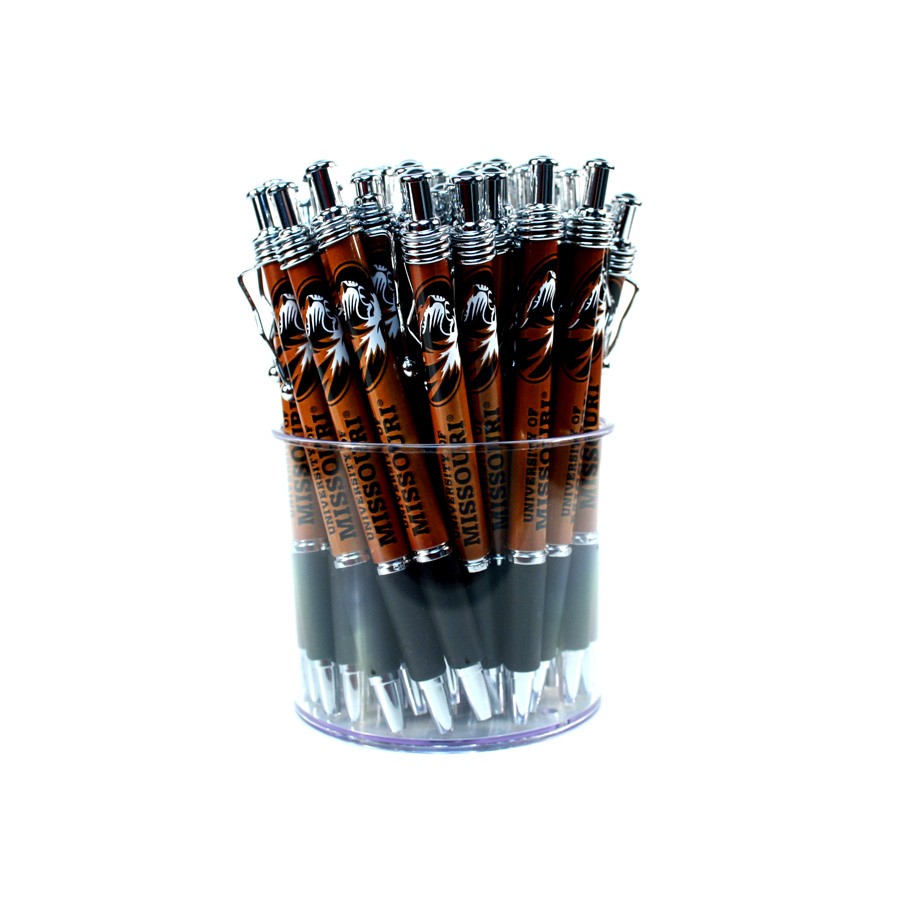 Missouri Tigers Pens - 48 Count Jazz Pen Display - $36.00 Per Display - Missouri Tigers