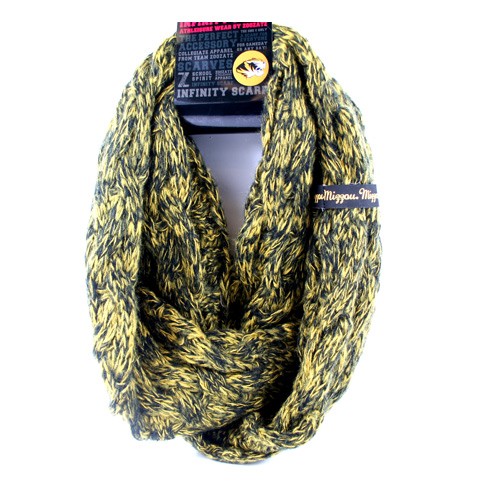 Missouri Tigers Scarves - Duo Knit Style Infinity Scarves - 2 For $15.00 - Missouri Tigers