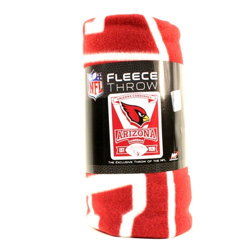 Arizona Cardinals Blankets - 50"x60" Fleece - Marquee Style - $9.50 Each