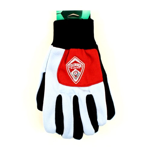 MLS Closeout - Colorado Rapids Soccer - 4Ever Style Gloves - 12 Pair For $30.00