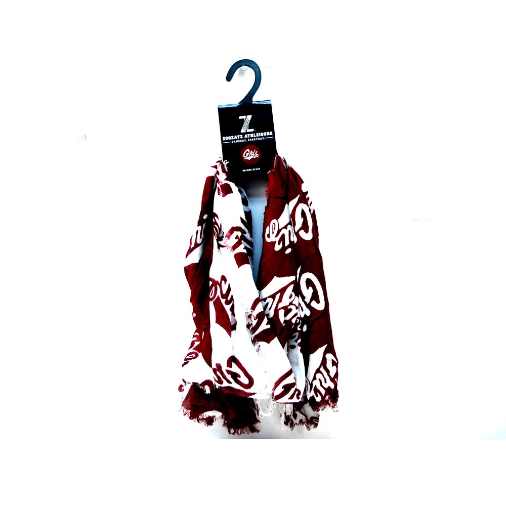 Montana Grizzlies Scarves - Split Logo Style - Infinity Scarf - 12 For $72.00 - Montana Grizzlies