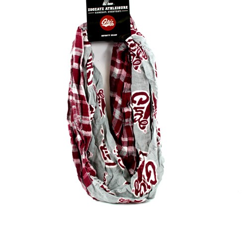 Montana Grizzlies Scarves - Tartan Logo Infinity Scarves - 2 For $15.00 - Montana Grizzlies