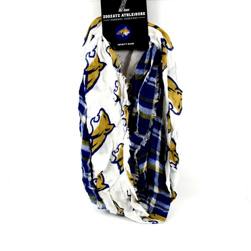 Montana State Bobcats Scarves - Tartan Logo Infinity Scarves - 12 For $60.00 - Montana State