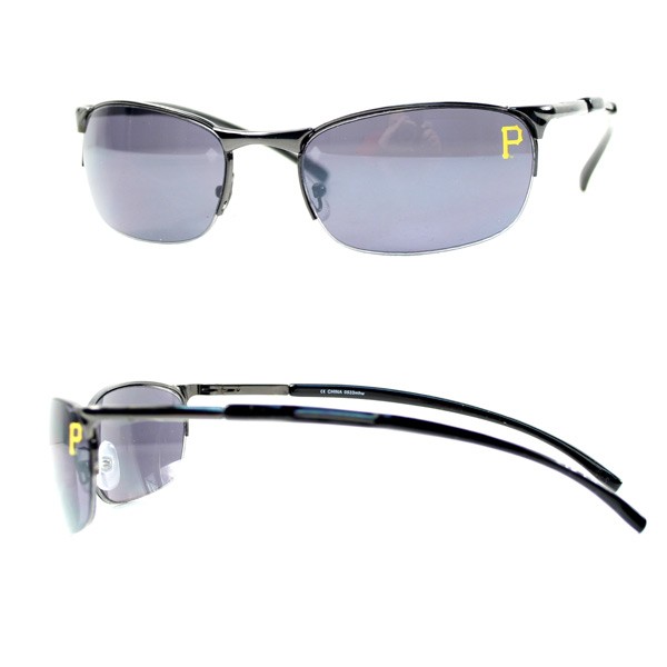 Must Go - Pittsburgh Pirates Sunglasses - Metal Sport Style - 12 Pair For $48.00 - Wholesale Pittsburgh Pirates Products - Pirates Merchandise
