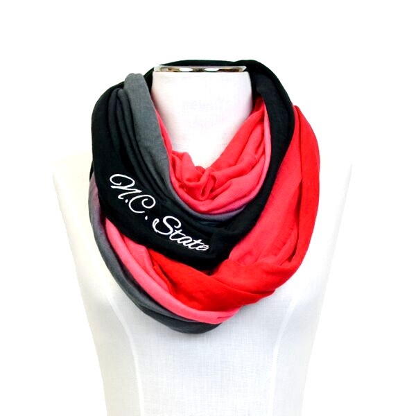 NC State Infinity Scarves - OMBRE Style - $8.50 Each - NC State