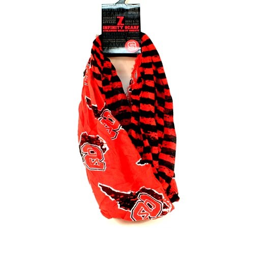 NC State Scarves - Striped Style Series1 - Infinity Scarf - $9.00 Each - NC State