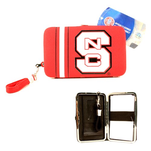 NC State Wolfpack Wristlet - Distressed Look Tech Wristlet/Wallet - $5.00 Each - NC State