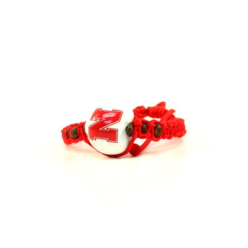 Nebraska Bracelets - Macramé Bracelets - $3.50 Each - Nebraska Huskers