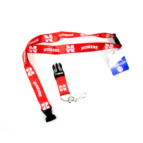 Nebraska Huskers - PSG Lanyards - RED - 12 For $24.00 - Nebraska Huskers