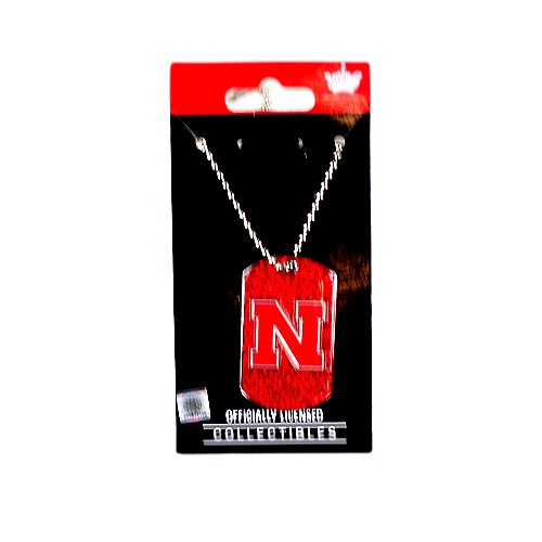 Nebraska Huskers Necklaces - Glitter Series Pendants - 12 For $30.00 - Nebraska Huskers