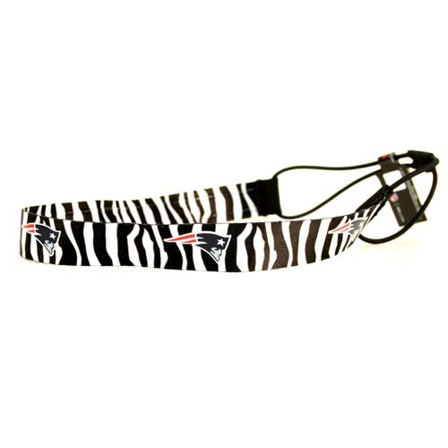 New England Patriots - Zebra Style Headbands - 12 For $9.00 - Wholesale New England Patriots - Patriots Merchandise
