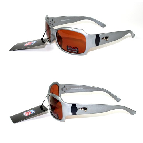 New England Patriots Sunglasses - The Bombshell Style - Polarized - Silvers - 12 Pair For $30.00 - Wholesale New England Patriots - Patriots Merchandise 2