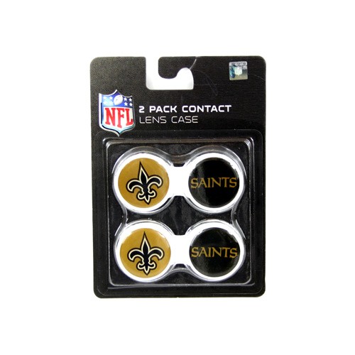 New Orleans Saints - 2Pack Set Contact Lens Cases - 12 Sets For $18.00 - Wholesale New Orleans Saints Product - Saints Merchandise 2