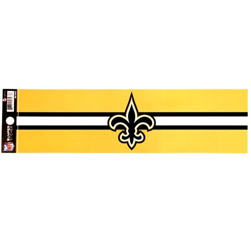 New Orleans Saints - 3"x12" Fan Zone Bumper Stickers - 12 For $15.00 - Wholesale New Orleans Saints Product - Saints Merchandise 2