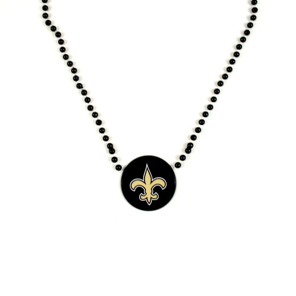 New Orleans Saints Beads - The Party Bead Series - 12 For $24.00 - Wholesale New Orleans Saints Product - Saints Merchandise 2