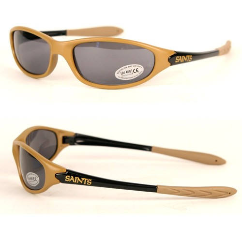 New Orleans Saints Sunglasses - 2Tone - $5.50 Per Pair - Wholesale New Orleans Saints Product - Saints Merchandise