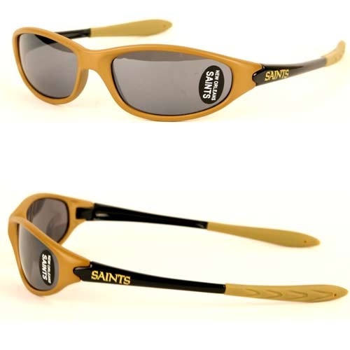 New Orleans Saints Sunglasses - 2Tone NFL - $5.50 Per Pair - Wholesale New Orleans Saints Product - Saints Merchandise