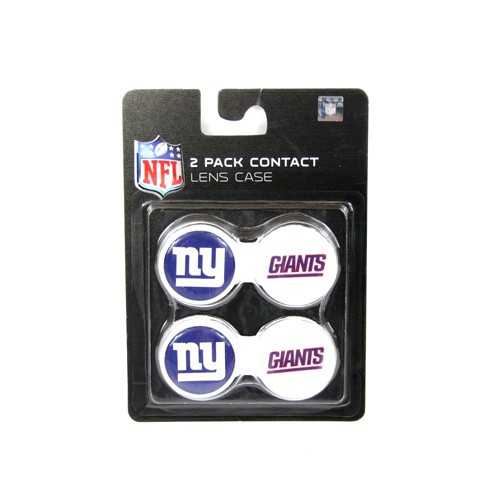 New York Giants - 2Pack Set Contact Lens Cases - 12 Sets For $18.00 - Wholesale New York Giants Product - Giants Merchandsie