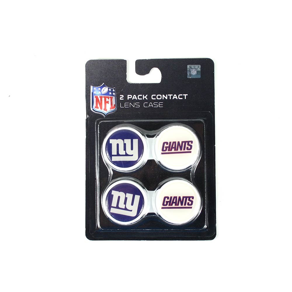 New York Giants - 2Pack Set Contact Lens Holders - 12 Sets For $24.00 - Wholesale New York Giants Product - Giants Merchandsie