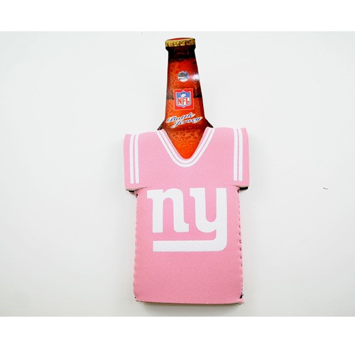 New York Giants Bottle Huggie - Pink Jersey Style - 12 For $12.00 - Wholesale New York Giants Product - Giants Merchandsie