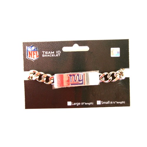New York Giants Bracelets - Heavy Metal ID Bracelets - $7.50 Each - Wholesale New York Giants Product - Giants Merchandsie