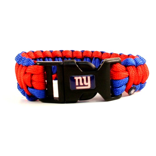 New York Giants Bracelets - Survival Style - 12 For $30.00 - Wholesale New York Giants Product - Giants Merchandsie