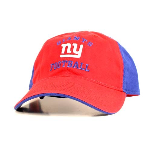 New York Giants Caps - Giants Football - Red Front With Blue Back - 2 Caps For $15.00 - Wholesale New York Giants Product - Giants Merchandsie