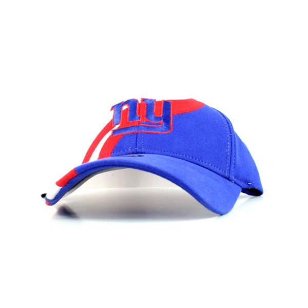New York Giants Caps - L/XL Fitted - Red/Blue Swirl Logo Fitted Caps - 2 For $20.00 - Wholesale New York Giants Product - Giants Merchandsie