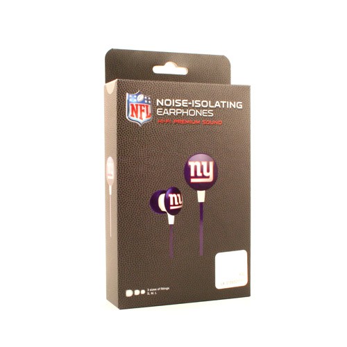 New York Giants Headphones IHP - Black Box Style - Earbuds IHIP - 12 Earbuds For $54.00 - Wholesale New York Giants Product - Giants Merchandsie 2