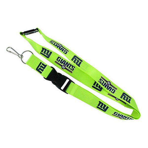 New York Giants Lanyards - Premium 2-Sided FULL Neon - 12 For $30.00 - Wholesale New York Giants Product - Giants Merchandsie