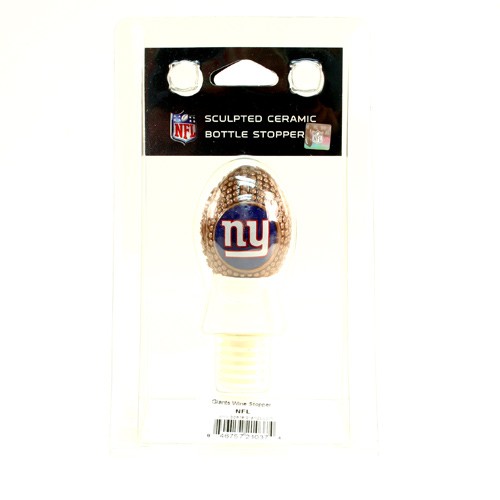 New York Giants Merchandise - Ceramic Bottle Stopper - 12 For $30.00 - Wholesale New York Giants Product - Giants Merchandsie