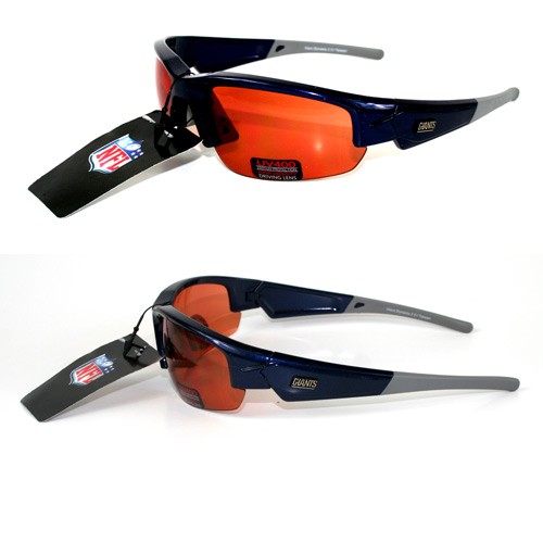 New York Giants Sunglasses - Blue Dynasty Style - 12 Pair For $60.00 - Wholesale New York Giants Product - Giants Merchandsie