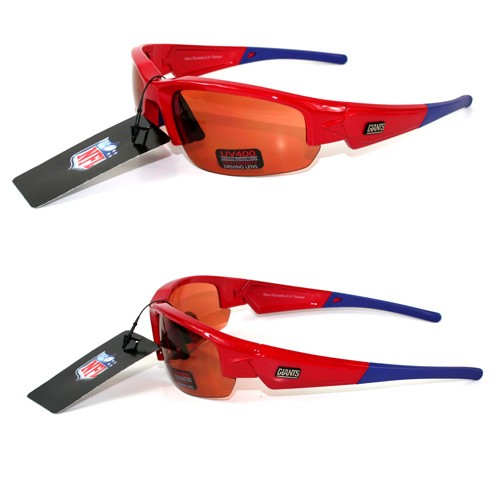 New York Giants Sunglasses - Red Dynasty Style - 12 Pair For $60.00 - Wholesale New York Giants Product - Giants Merchandsie 2